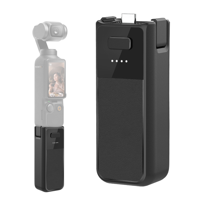 Compatible with DJI Osmo Pocket 3 Battery Handle, 2800mAh Portable Power Handle Ideal for DJI Osmo Pocket 3 Camera Accessories