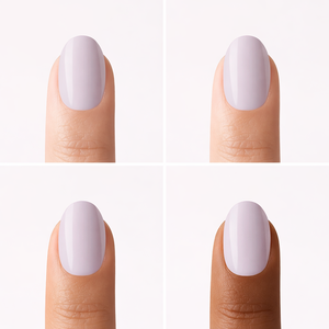 Faux ongles en gel souple à presser, réutilisables, forme amande courte, <span class=keywords><strong>couleur</strong></span> lilas, pour marque privée - Product Image 6