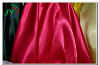 Tissu de doublure en satin 100% polyester 100D 110GSM, tissé, lisse, soyeux, doux, confortable, uni, teint, pour veste, manteau, vêtements