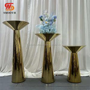 Nuevo y Elegante Soporte de Flores de Acero Inoxidable para Bodas, Soporte de Flores para Pasillo de Boda, Accesorio para Bodas - Product Image 1