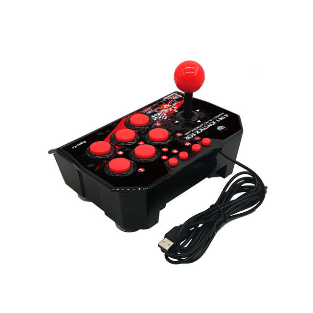 3D Rocker 4 in 1 Wired Joystick for N-Switch/P3/PC/Android TV Arcade Game Playing Machine