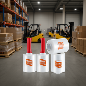 Rollo de Envoltura Elástica Vevor de 5 Pulgadas x 1000 Pies, Calibre 80, Resistencia Industrial, Transparente, para Embalaje de Cajas - Product Image 2