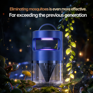 Nouvelle lampe anti-moustiques rechargeable par USB, type à aspiration, lumière UV, <span class=keywords><strong>piège</strong></span> à moustiques avec veilleuse, silencieuse et sûre pour la maison et la chambre - Product Image 6