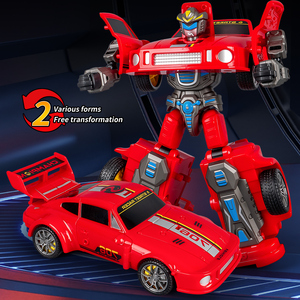 Coche de Juguete <span class=keywords><strong>Autobots</strong></span> con Deformación Manual para Niños, Modelo de Coche Deportivo con Movimiento Inercial, <span class=keywords><strong>Juguetes</strong></span> Robot Transformables - Product Image 3