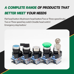 Lvbo giá thực LA38-11D 10A Bạc địa chỉ liên lạc 1No 1Nc 22mm thiết lập lại tự khóa đẩy nút chuyển đổi - Product Image 3