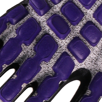 XINGYU CE EN388 Gants de sécurité anti-coupure 13G HPPE Nitrile Sandy Latex Dots Résistant aux coupures TPR Gants de travail résistants aux chocs