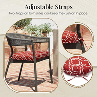 Coussin de remplissage en mousse épaisse imperméable de remplacement coussins de chaise de patio en fer forgé pour canapé de jardin de plage