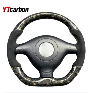 Volante in Fibra di Carbonio YTcarbon per Mk4 <span class=keywords><strong>Golf</strong></span> 4 Passat B5 <span class=keywords><strong>Variant</strong></span> Polo Bora Sharan Cabrio GTI Jetta Volante a Razze - Product Image 6