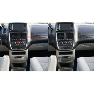 Para <span class=keywords><strong>Dodge</strong></span> <span class=keywords><strong>Grand</strong></span> <span class=keywords><strong>Caravan</strong></span> 2011-2020, Panel de Control central, Panel de ventilación, cambio de marchas, cubierta embellecedora de fibra de carbono - Product Image 4