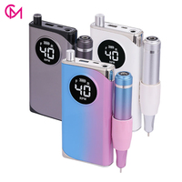 NUEVO Taladro de Uñas de Alta Velocidad de 40000 RPM con Color Degradado, Lima de Uñas Eléctrica Recargable Inalámbrica Portátil para Uñas Acrílicas