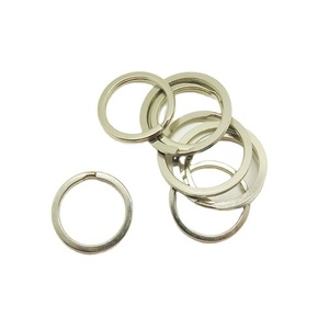 Anneaux de clés ronds fendus EWANG en vrac pour l'artisanat, anneaux de clés plats en métal pour porte-clés - Product Image 4