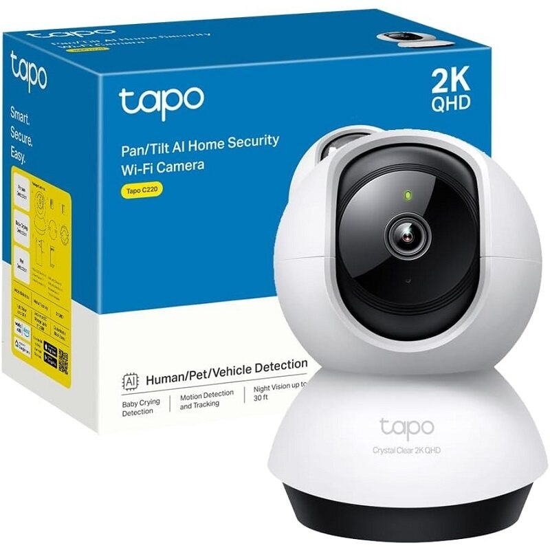 TP-Link Tapo C230 Indoor 2K Pan/Tilt Wi-Fi Camera with Human/Pet/Vehicle Detection Supports Wired Network Compatible TC70/71/72 · image 2