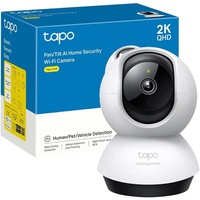 Cámara Wi-Fi TP-Link Tapo C230 Interior 2K con Giro/Inclinación y Detección de Personas/Mascotas/Vehículos, Compatible con Redes Cableadas, Compatible con TC70/71/72