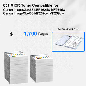 <span class=keywords><strong>Cartucho</strong></span> de Tóner MICR Compatible con IBEST <span class=keywords><strong>Canon</strong></span> <span class=keywords><strong>051</strong></span>, Compatible con <span class=keywords><strong>Canon</strong></span> ImageCLASS LBP162dw MF264dw MF267dw para Impresión de Cheques Bancarios - Product Image 2