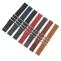 Bracelet de montre en cuir pleine fleur de vachette pleine fleur, plusieurs couleurs et tailles, cuir Crazy Horse vintage, accessoires spéciaux