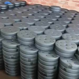 Placas de peso de <span class=keywords><strong>cemento</strong></span> de relleno de arena de levantamiento de pesas de alta calidad de Venta caliente - Product Image 2