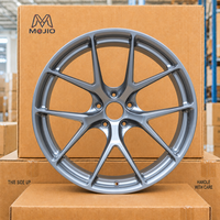 Jantes monobloc en alliage d'aluminium forgé sur mesure MOJIO, usinées CNC, fabriquées selon les plans, pour véhicules de performance.