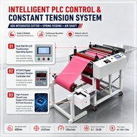 Industrielle 610mm Breitband-Rollenschneidemaschine für Isolierpapier, Kupferfolie, Plastikfolie und Silikon-Dichtungsstreifen