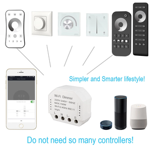 Venta caliente interruptor de luz inteligente inalámbrico atenuación 1 2 3 <span class=keywords><strong>4</strong></span> Gang Smart Zigbee Módulo de interruptor de atenuación Tuya - Product Image 4