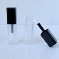 Échantillon Gratuit – Contenant Carré en Plastique de 8 ml pour Crayon à Lèvres Beauty Glazed – Tubes Vides pour Cosmétiques et Gloss à Lèvres