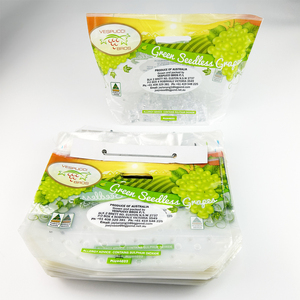 Biểu tượng tùy chỉnh Trái Cây Rau bao bì nhựa Túi lỗ thông hơi nho wicket Túi - Product Image 1