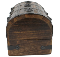 Coffre au trésor rectangulaire en bois multifonction moderne pour enfants, boîte à bijoux, rangement portable, capacité de 3 à 6 L