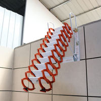 Nueva Escalera Plegable para Colgar en la Pared, Escalera Telescópica Retráctil para Ático, para Uso en Casa, Villa, Dúplex y Exteriores