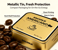 Bonbons durs au café Americano sans sucre au xylitol, bonbons en forme de grains de café sans sucre avec sensation rafraîchissante, marque privée OEM
