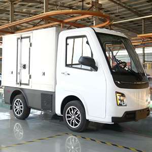 저렴한 신형 내구성 300km 라스트마일 배송용 전기 소형 미니카 픽업 화물 전기 마이크로 밴 - Product Image 2