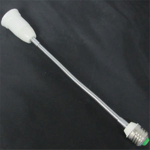 E27 douille de lampe <span class=keywords><strong>adaptateur</strong></span> de support de lumière convertisseur d'ampoule à l'extension e26 extension réglable <span class=keywords><strong>e14</strong></span> led base de prise en plastique flexible - Product Image 1