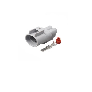 Conector de Plástico Gris para Ventilador Eléctrico de Autos Toyota, Ford Focus, Mazda, Haima, 1761422 761436, Espaciado de 11 mm, IP20 - Product Image 1