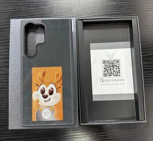 Custodia per telefono di lusso con display E Ink a 4 colori e NFC per Samsung Galaxy S24 S23 S22 Ultra, cover personalizzabile <span class=keywords><strong>fai</strong></span> da te - Product Image 2