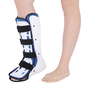 <b>Ankle</b> Brace JE-037 White PVC Joint Fixation <b>Support</b> For Lower Leg Sprain Protection - Product Image 1