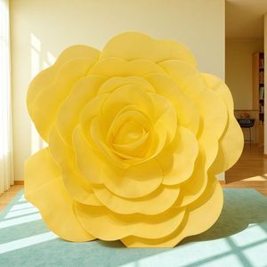 La fragrance des fleurs dure éternellement, rose artificielle en mousse de 30cm-100cm, décorations de mariage en plein air - Product Image 3