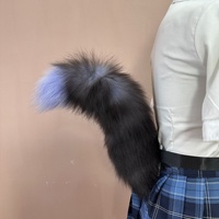 Queue de renard en fourrure pour cosplay, accessoire de déguisement DIY, décoration de taille, style anime japonais mignon, pour femmes adultes