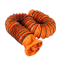 10 pouces à 40 pouces PVC télescopique en acier tuyau ventilateur conduit d'échappement résistant à la chaleur dépoussiérage fumée conduit d'échappement Flexible