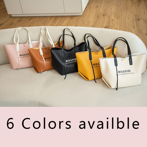 Sacs à main et sacs à main pour femmes avec logo personnalisé OEM Luxe Ensemble d'achat Mots-clés de recherche chauds Sac à main de créateur en cuir PU Sacs fourre-tout souples - Product Image 2