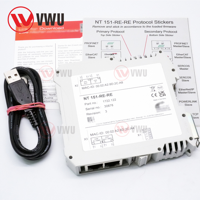 NT 151-RE-RE Ethernet Gateway NT151-RE-RE NT151RERE 151 Series Gateway Server Real Time Ethernet Real Time Ethernet 24 V DC