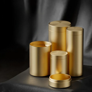 80g di lattine rotonde sigillate ermetiche in acciaio inossidabile 30g Mini lattina per caffè Matcha e tè per bevande - Product Image 1