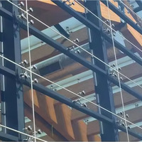 Offre spéciale Mur-rideau personnalisé Mur-rideau unitisé en verre Murs-rideaux en verre énorme en aluminium à bas prix