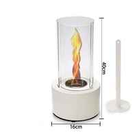 Lampe de cheminée à alcool à flamme réelle rotative transfrontalière, poêle chauffant à flamme circulaire, foyer d'ambiance de table pour intérieur, énergie