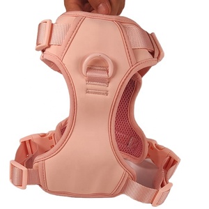 Venta al por mayor de arnés para perros, conjunto de chaleco ajustable de plomo suave acolchado para mascotas con cuello y correa para perros pequeños, medianos y grandes - Product Image 1