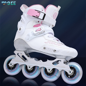 <span class=keywords><strong>Pattini</strong></span> a Rotelle Professionali SeeMore a Fila Singola <span class=keywords><strong>per</strong></span> Freestyle e Pattinaggio Urbano, Modello Senior <span class=keywords><strong>in</strong></span> Fibra di Carbonio - Product Image 2