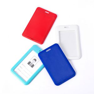 Card Holder, Sliding Holder Abs Work Badge Sleeve for Office, School, Factory, Id Credit Cards, Proximity Key Cards - Product Image 6