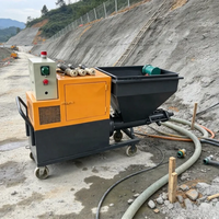 Machine de pulvérisation de mortier de ciment industriel pour grands projets