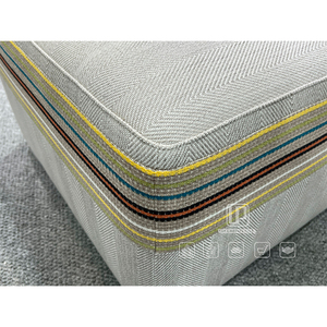 High Quality Custom Foshan Designer Favorite Bedroom Living Room Furniture White Square Fabric <b>Stools</b> & Ottomans Designer Favori - Product Image 6