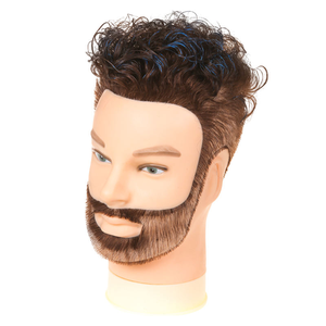 Prix d'usine Tête d'entraînement pour homme en cheveux humains Remy 100% brésiliens, lisses et ondulés, densité 150% pour la pratique <span class=keywords><strong>de</strong></span> la coupe, <span class=keywords><strong>de</strong></span> la teinture et <span class=keywords><strong>de</strong></span> la décoloration - Product Image 4