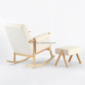 Silla Mecedora Reclinable Moderna Tapizada para Bebés, con Movimiento Suave, para Cuarto de Bebé, Dormitorio, Sala de Estar, Apartamento, Oficina en Casa - Product Image 4