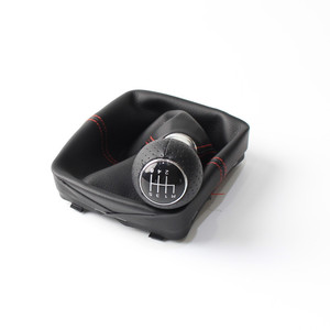 Pomo de palanca de cambios de cuero ergonómico de 5 y 6 velocidades para Volkswagen Polo - Product Image 1