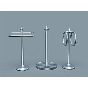 Accessoires sanitaires en acier inoxydable peint en noir <span class=keywords><strong>de</strong></span> haute qualité, <span class=keywords><strong>porte</strong></span>-serviettes et <span class=keywords><strong>porte</strong></span>-papier toilette pour salle <span class=keywords><strong>de</strong></span> bain, barre <span class=keywords><strong>de</strong></span> <span class=keywords><strong>douche</strong></span> - Product Image 4
